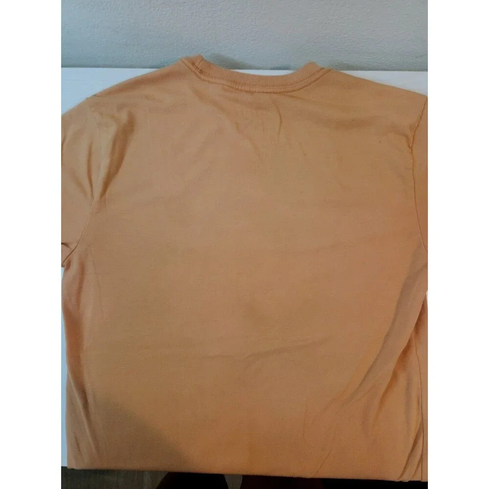 Men's George Short Sleeve  clor orange light  , Size Small (34-36),